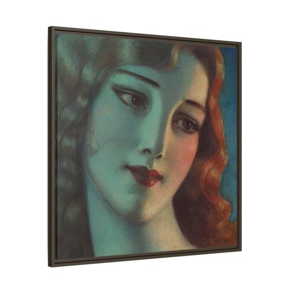 6475181856081827539_2048.jpeg Head of Girl With Long Blonde Hair Framed Canvas