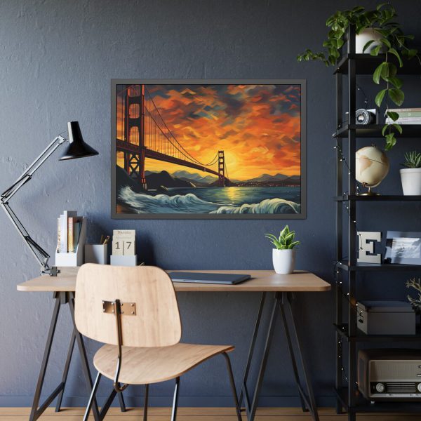 6546716408345096173_2048-1.jpeg Golden Gate Bridge Framed Poster