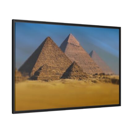 The Great Pyramid of Giza Framed Canvas