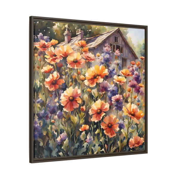 676186199481587190_2048.jpeg Cottage With Meadow Flowers Framed Canvas