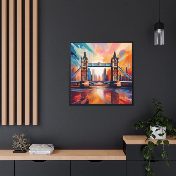 London Bridge Travel Framed Canvas