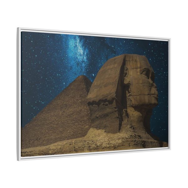 6955911696000057789_2048.jpeg Pyramids of Giza Framed Canvas