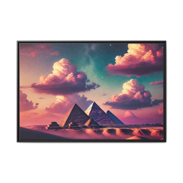 7002728629813932155_2048.jpeg Pyramids During Evening Framed Canvas