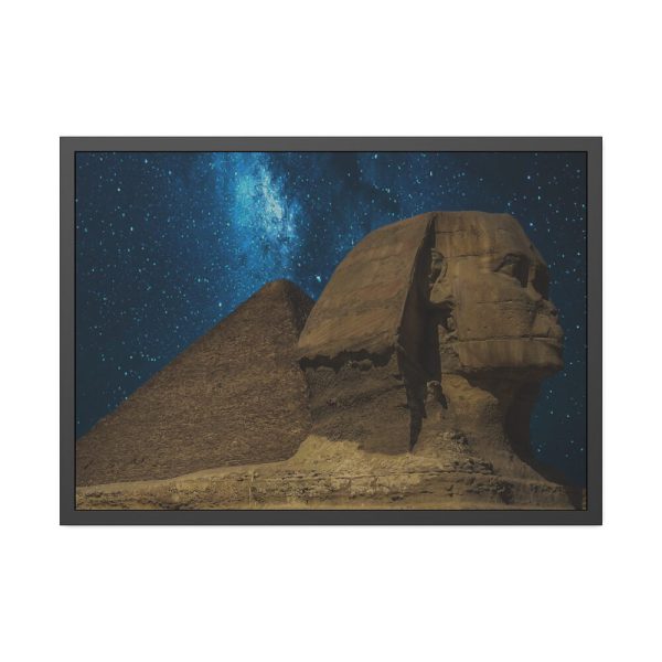 7148364481982384171_2048.jpeg Pyramids of Giza Framed Poster
