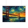 7152348273021937628_2048.jpeg Colorful and Dramatic Golden Gate Bridge Poster