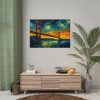 7217428116772086537_2048.jpeg Colorful and Dramatic Golden Gate Bridge Poster
