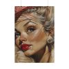 Vintage Glamor Portrait Poster