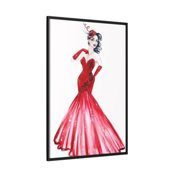 758716183283273385_2048.jpeg Retro Glamour Framed Canvas
