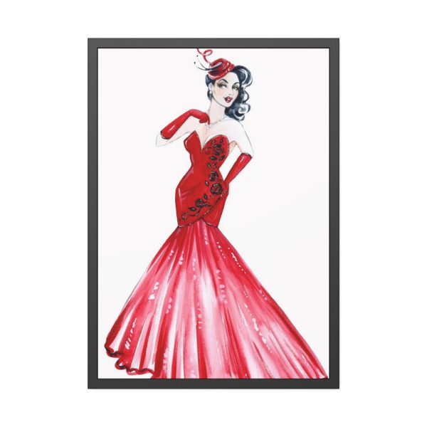 7687214985243738064_2048.jpeg Retro Glamour Framed Poster