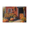 7690208404705077386_2048.jpeg Barn Pumpkin Flowers Autumn Standard Canvas