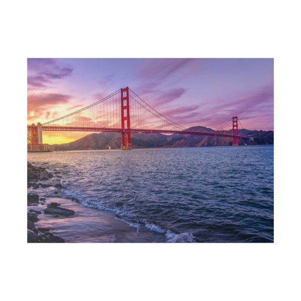 7701913641252189643_2048.jpeg Sunset Over Golden Gate Bridge Standard Canvas