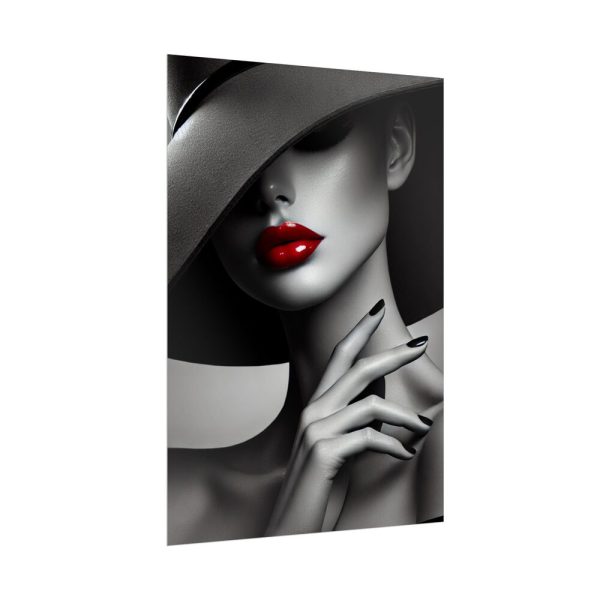 7711598716888530430_2048.jpeg High-Fashion Portrait of Woman Poster