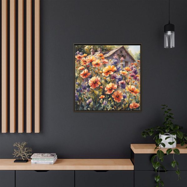 77700828417771816_2048.jpeg Cottage With Meadow Flowers Framed Canvas