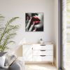 7849378087726567260_2048.jpeg High-Contrast Close-Up of Woman's Face Framed Canvas