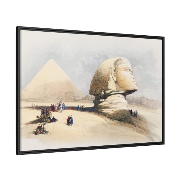 7997162900693203925_2048.jpeg Great Sphinx Pyramids of Gezeeh Framed Canvas