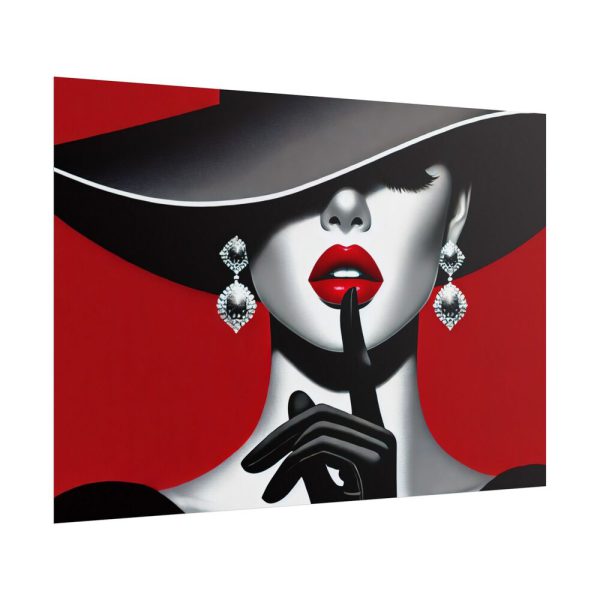 8080424374960386876_2048.jpeg The woman With Large Black Hat Poster