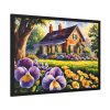Pansy Cottage Framed Poster