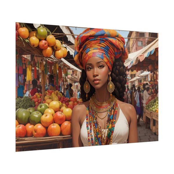 8144064188020263586_2048.jpeg Marketplace With Fruit Stalls II Poster
