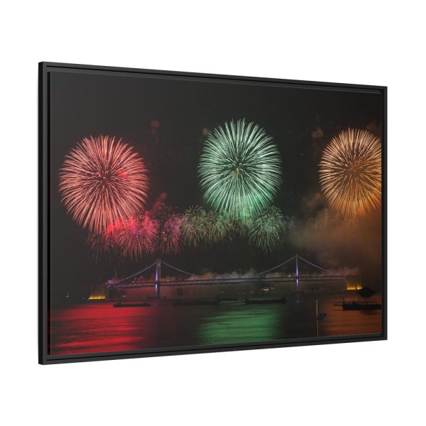 8228586479677060092_2048.jpeg Free Fireworks Framed Canvas