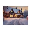 8301836810410381499_2048.jpeg Half Timbered Cottage In Winter Standard Canvas