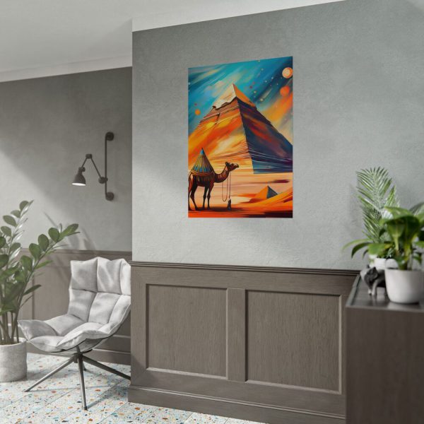 8371421543293274920_2048.jpeg Camel and Pyramid Poster