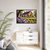 Pansy Cottage Framed Canvas