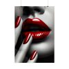 8406001997252381707_2048.jpeg High-Contrast Close-Up of Woman's Face Poster