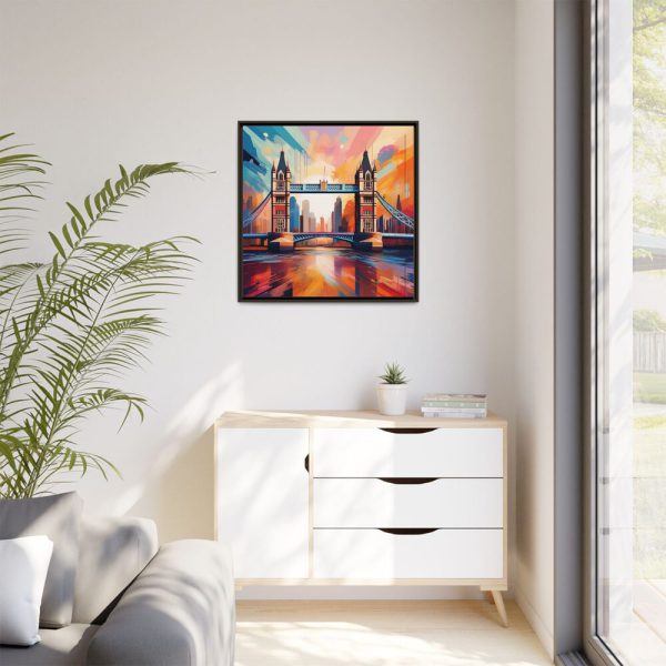 London Bridge Travel Framed Canvas
