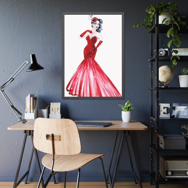 8544651445228299441_2048.jpeg Retro Glamour Framed Poster