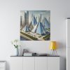 8576704746208345402_2048.jpeg Modern Pyramids in Contemporary Setting Standard Canvas