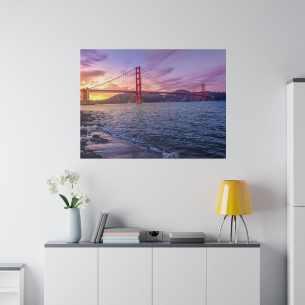 8598373178540362765_2048.jpeg Sunset Over Golden Gate Bridge Standard Canvas