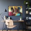 8653688325449821157_2048.jpeg African American Models Framed Poster
