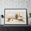 893892199145627680_2048.jpeg Great Sphinx Pyramids of Gezeeh Framed Poster