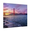 8947956971061349779_2048.jpeg Sunset Over Golden Gate Bridge Standard Canvas