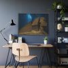 9268170696397695107_2048.jpeg Pyramids of Giza Framed Poster