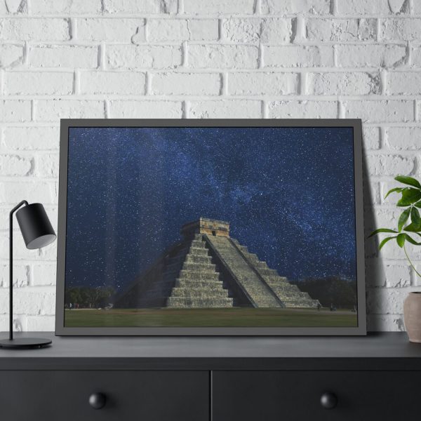 9319358304045031648_2048-1.jpeg Pyramid in Mexico Framed Poster