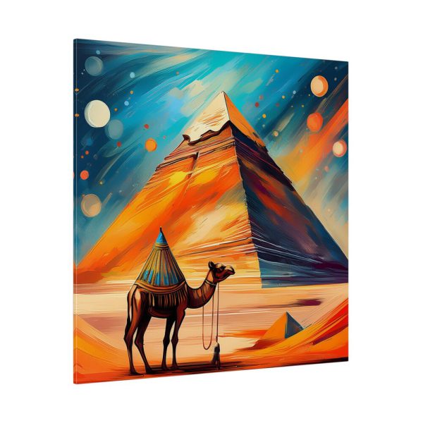 9347338221103017605_2048.jpeg Camel and Pyramid Standard Canvas