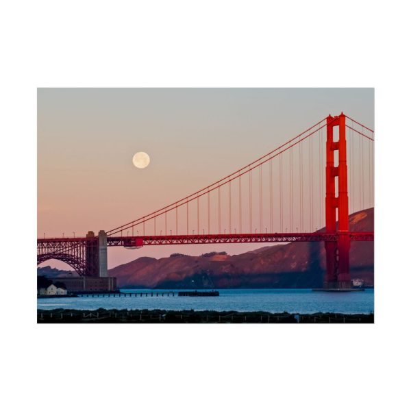 9557947868512835123_2048.jpeg Full Moon Over Golden Gate Bridge Poster