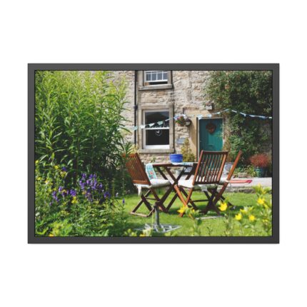Cottage Rustic Garden Framed Poster
