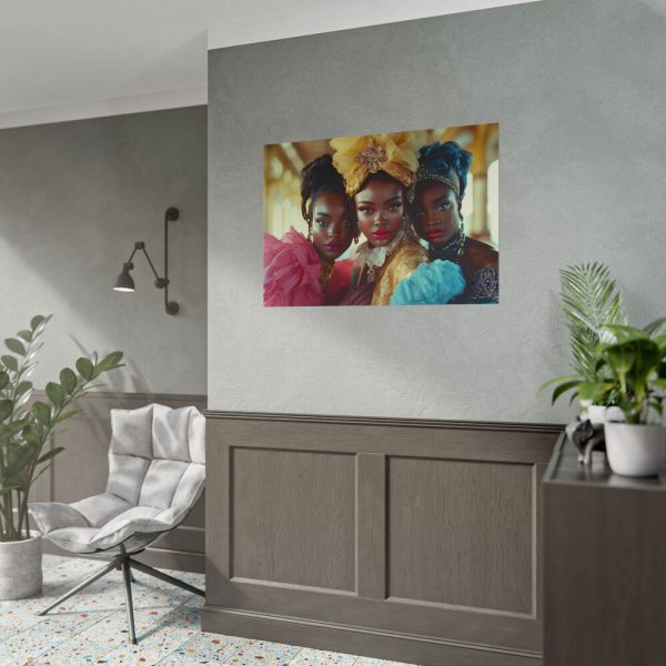 African American Models Poster