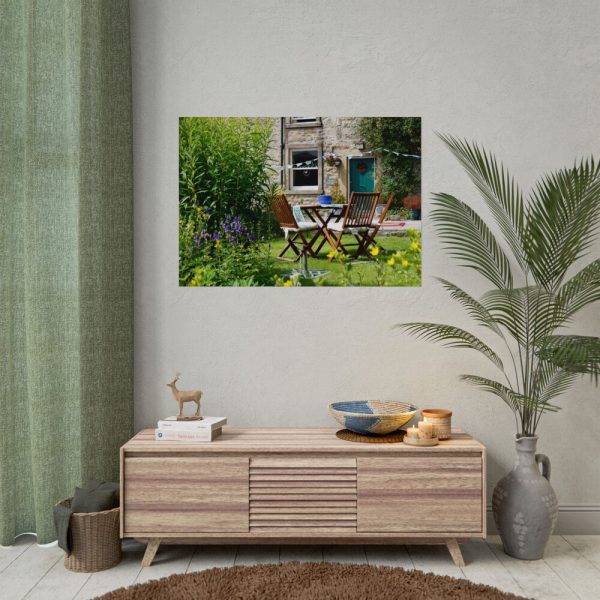 Cottage Rustic Garden Poster