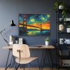 Colorful and Dramatic Golden Gate Bridge Framed Poster