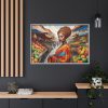 Marketplace With Fruit Stalls I Framed Canvas