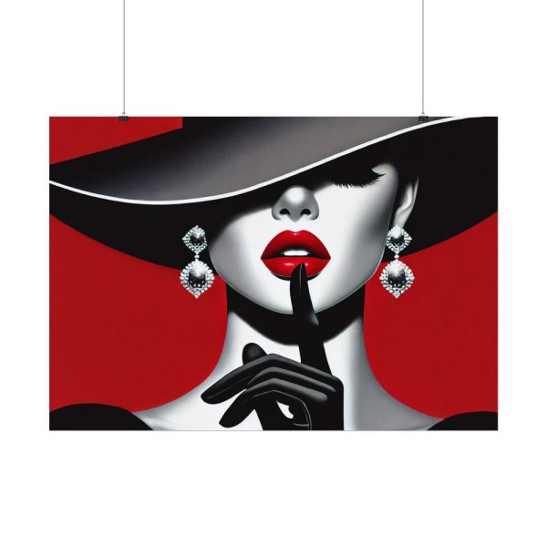 9754129905570763170_2048.jpeg The woman With Large Black Hat Poster