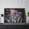 Fireworks for New Year Framed Poster
