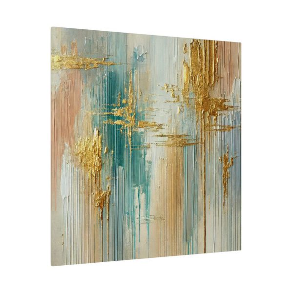 Textured Vertical Brushstroke Effect Standard Canvas