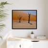 17995698146948079269_2048.jpeg Desolate Trees in the Sandy Desert of Deadvlei Hiking Trail Framed Canvas