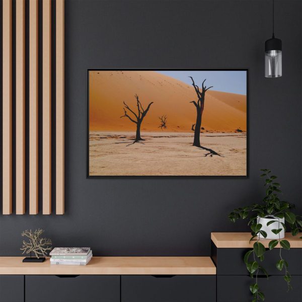 6716951222584889428_2048.jpeg Desolate Trees in the Sandy Desert of Deadvlei Hiking Trail Framed Canvas