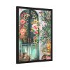14933505485310875916_2048.jpeg Floral French Front Door Framed Poster