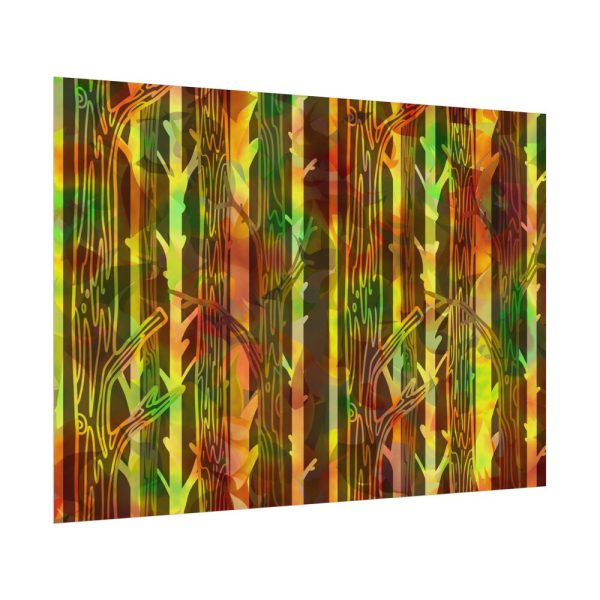 15479040861743807891_2048.jpeg Bare Birch Type Trees With Autumn Leaves Poster